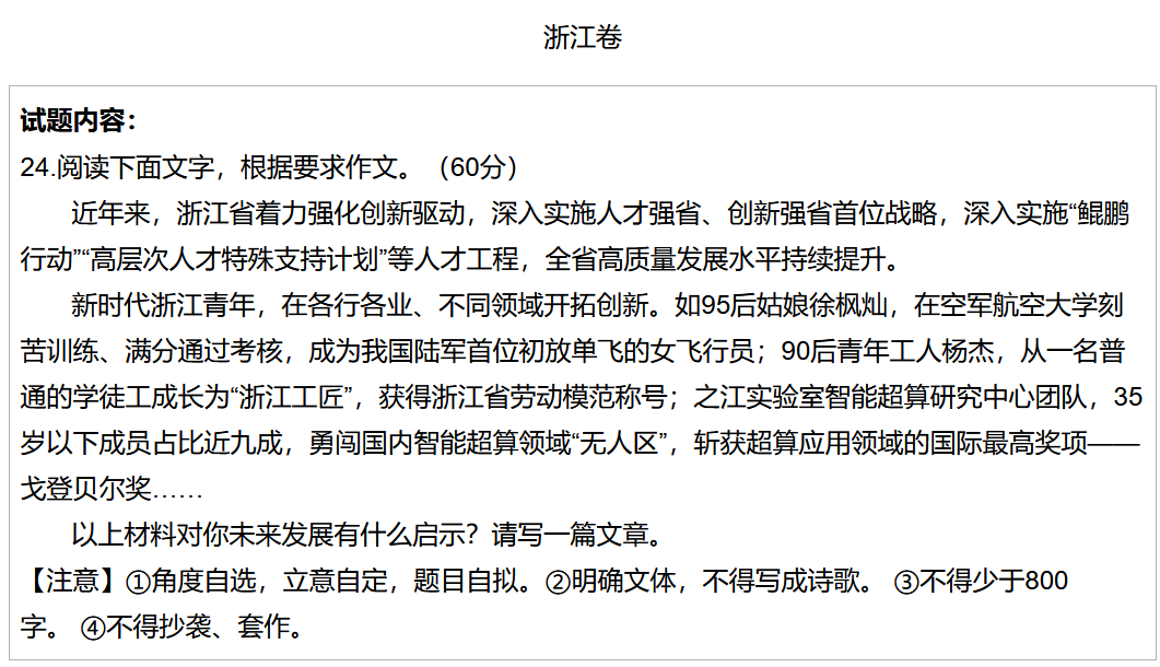 2022全国高考作文题目出炉!你觉得哪篇最难? 2022全国高考作文题目出炉!你觉得哪篇最难?