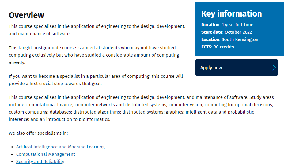 英研软件工程(Software Engineering)专业简介——以UCL、IC为例