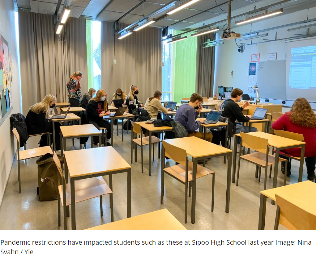 芬兰调查发现：学生在心理健康等问题上需要得到更多的照管