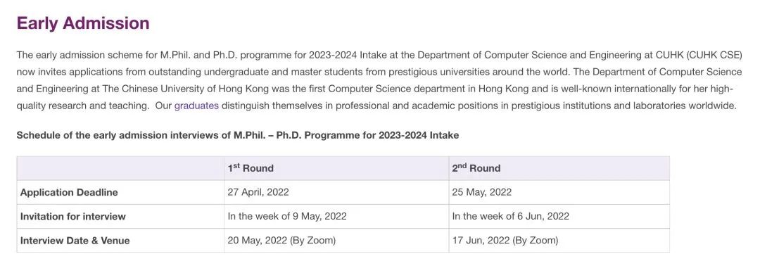 @23Fall申请者速看！ 港大、港中文、新加坡国立“提前批”最快5月截止！