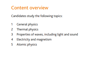A-level物理和IGCSE物理知识点有什么不同？