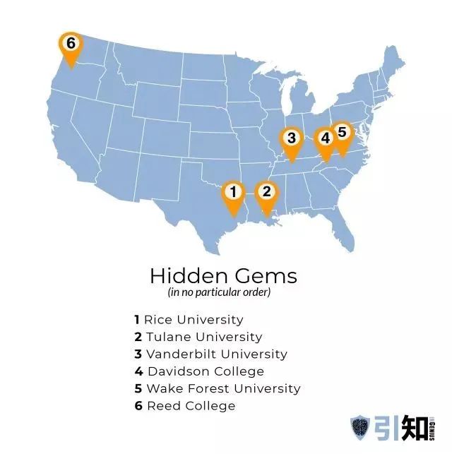 盘点那些低调但是顶尖的宝藏大学！