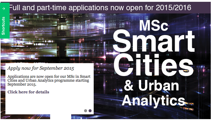 UCL、Glasgow和曼大的城市分析（Urban Analytics）到底分析什么