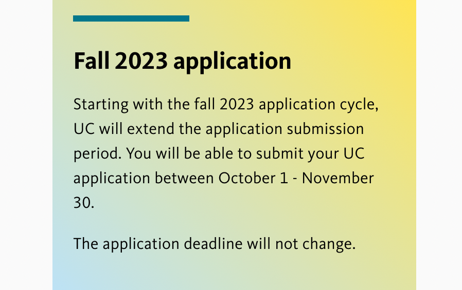 申请干货｜UC系统10月1日开始提交申请，你的文书写好了吗？