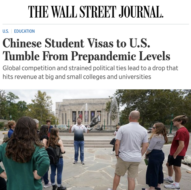 中国赴美留学生锐减50%！背后原因竟然是……