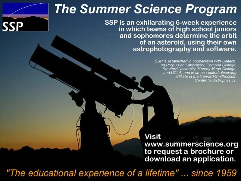 夏校推荐 | SSP申请辅导项目—理科方向极具含金量的夏校项目之一