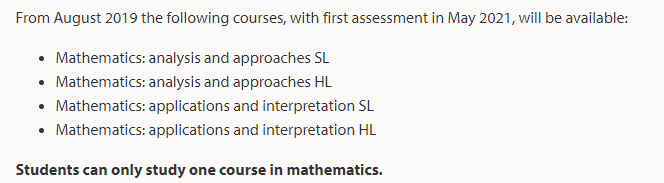IBDP 数学选课前，请先阅读本指南