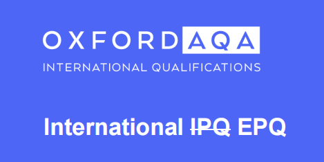 公告|即日起，IPQ更名为International EPQ，项目要求发生变动！