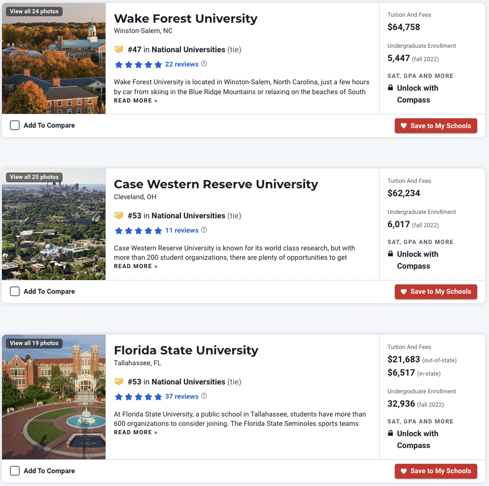 最新U.S.News排名大换血！UCB和UCLA上升至15名、UIUC和UW挤进Top40、NYU下跌10名...