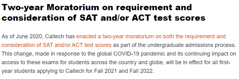 收藏 | 四所大学明确交SAT/ACT？2021-22申请季美国大学标化政策汇总！