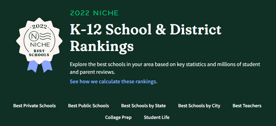 美高选校必备 | 2022年Niche全美最佳私立高中排名