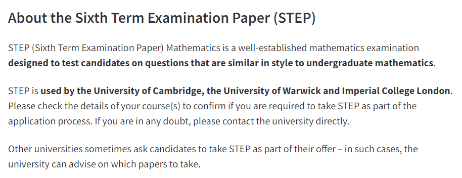 STEP考试报名倒计时一周！牛津剑桥的入学考试你都了解多少？