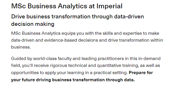 英研商业分析(Business Analytics)专业简介——以Imperial、Bath为例