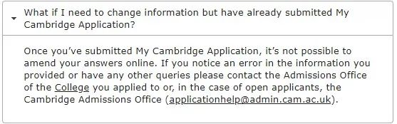 注意！剑桥本科申请新变化：这项申请材料，提交后无法修改！