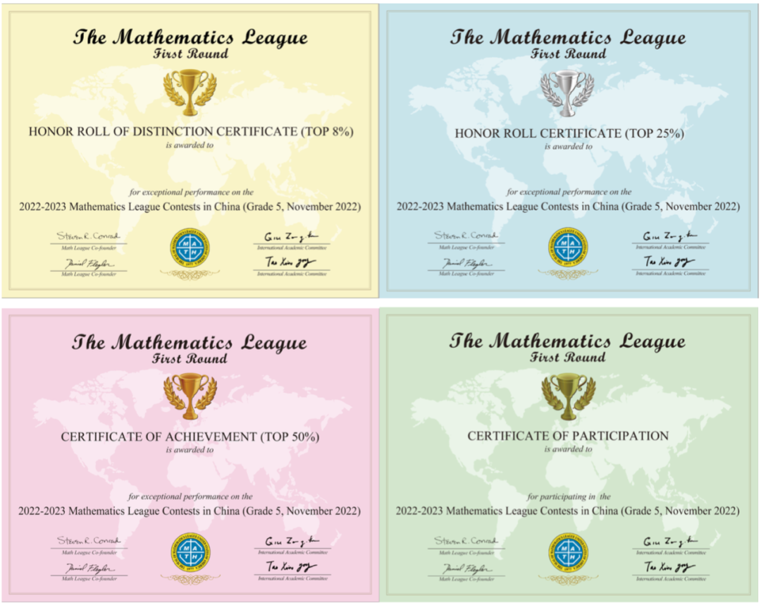 2022-2023年度美国“大联盟”(Math League)思维探索活动开始报名