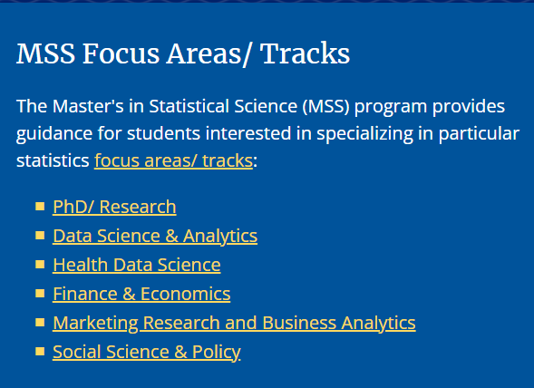 23Fall杜克大学|统计科学项目最新解读