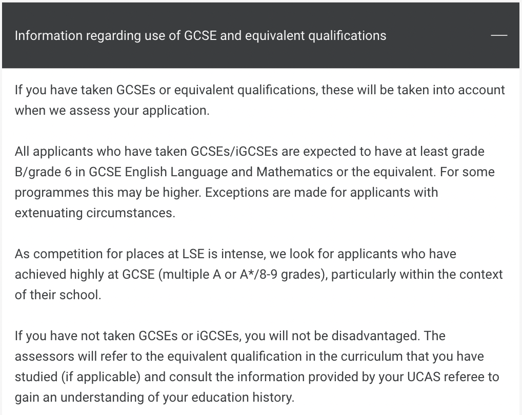 “大学官网要求GCSE成绩，如果没考过就不能递交申请？”