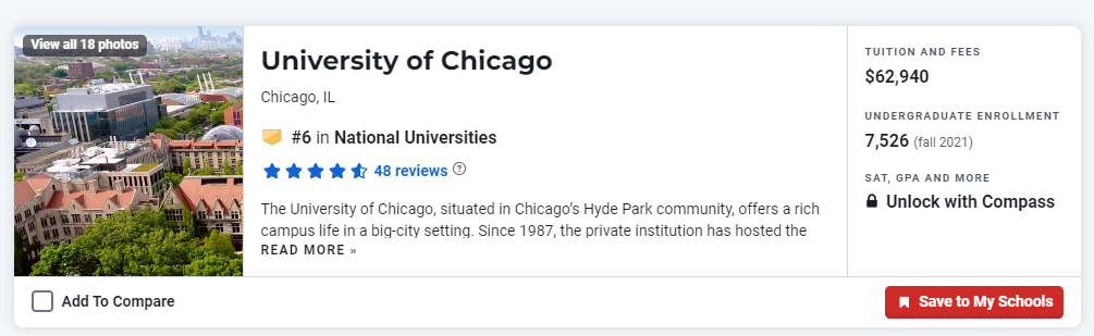 院校解读 | 芝加哥大学 The University of Chicago
