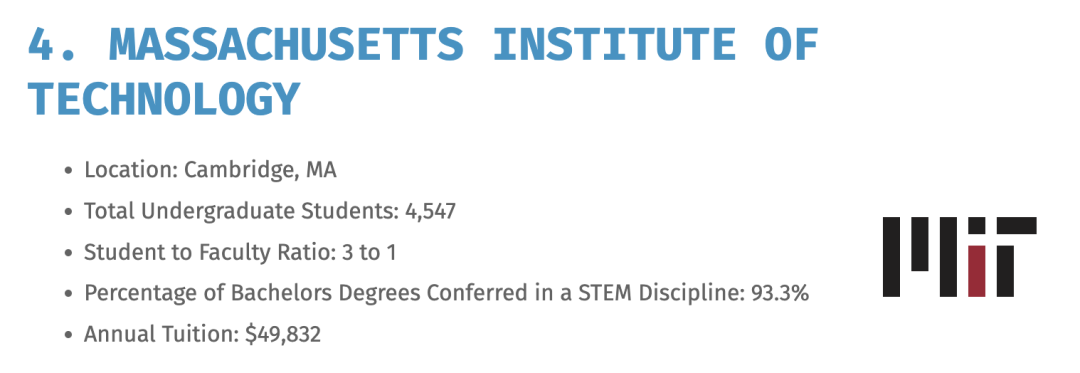 全美顶级STEM专业大学排名出炉！哈佛、普林斯顿、康奈尔竟然垫底？