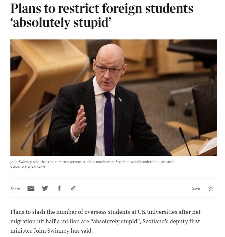 英国真的准备限制留学生签证吗？