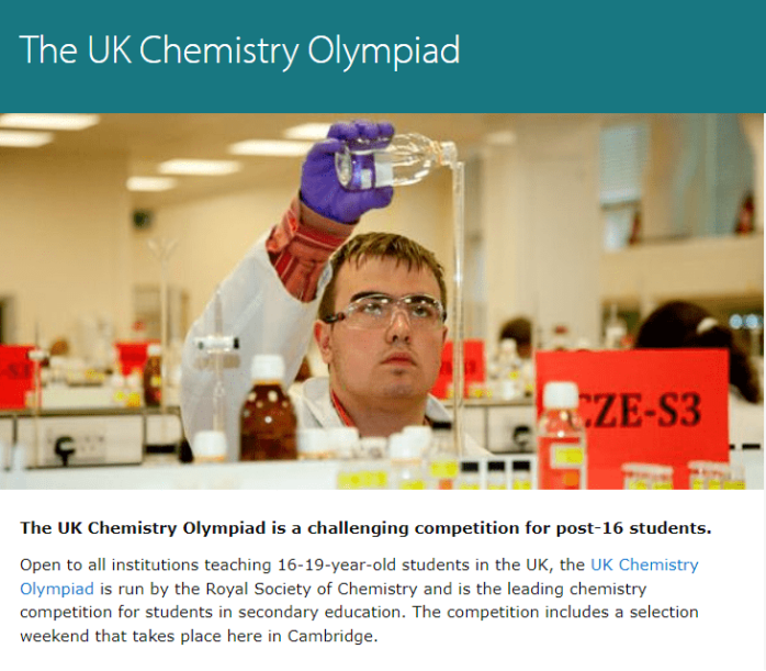 「学术竞赛」UKCHO英国化学奥林匹克竞赛