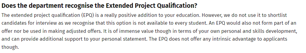 剑桥等英国多所名校更新EPQ使用说明，EPQ对于申请越来越重要吗？