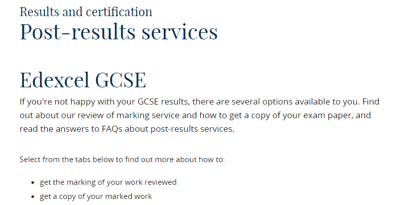 GCSE试卷可以取回么？ 如果觉得GCSE分数有误可以要求审查并修改么？