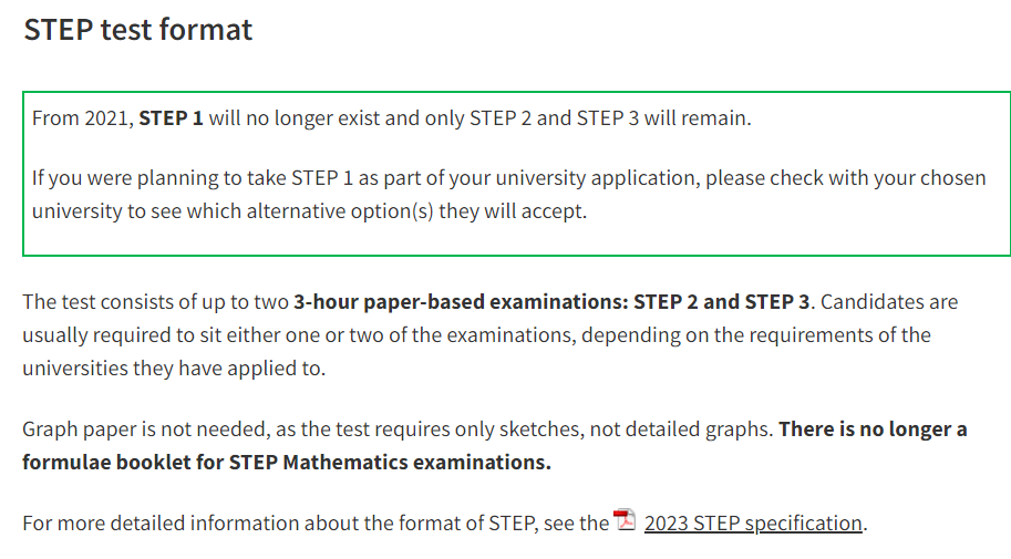 倒计时！STEP考试5月4日截止报名！