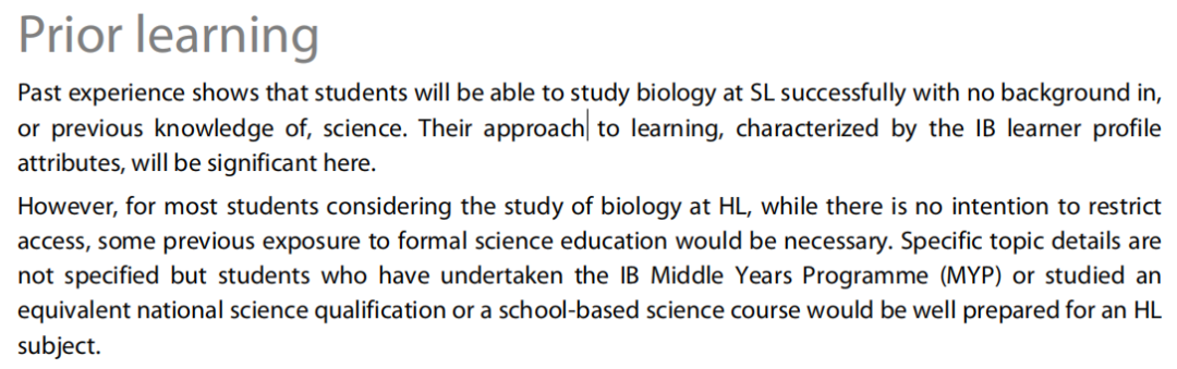 IBDP新改革课程即将上线！物理/化学/生物改版课程要求学生具备知识基础吗？