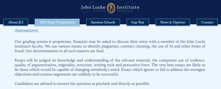 完成有质量的 John Locke 参赛稿，答案就藏在官网里