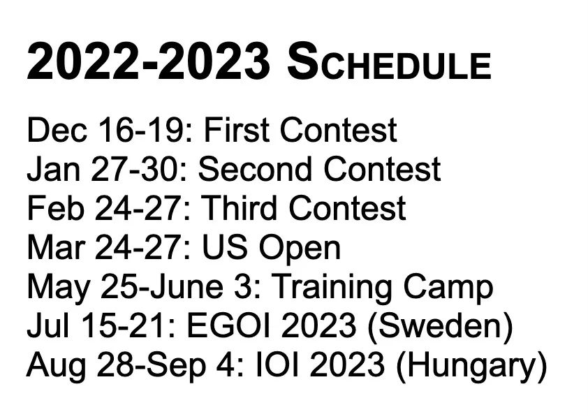 国际竞赛|2023-2024 USACO美国计算机奥赛备赛报名进行中！