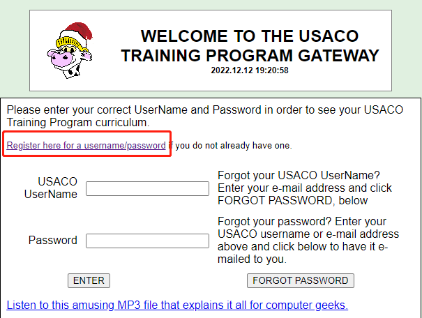 初次接触USACO竞赛，官方网站不会用的看这里！