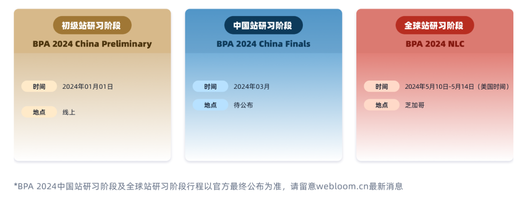 2024 BPA商业挑战赛初赛主题出炉！挑战“美国三大商赛之一”的好机会！