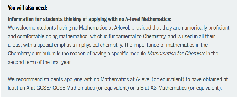 想申请这些专业！GCSE数学至少得获得7分！