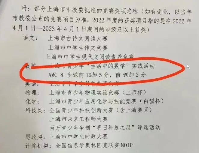 上海三公星河湾体制内外都在参加的AMC8数学竞赛 ，测测学生适合参加吗？