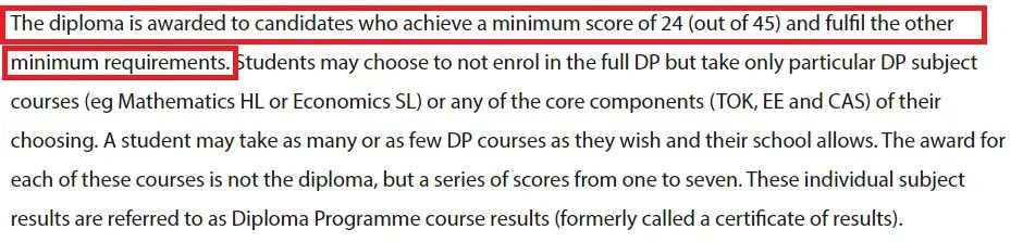 辟谣！总成绩24分就可获得IBDP文凭？假的！