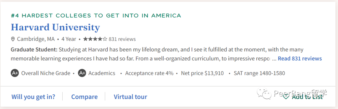 「美国最难录取的大学榜单」出炉!“哈耶普斯麻”均被赶超? 「美国最难录取的大学榜单」出炉!“哈耶普斯麻”均被赶超?