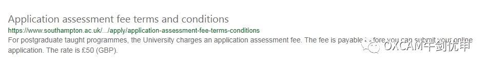 24fall英国大学硕士以及预科课程申请费一览
