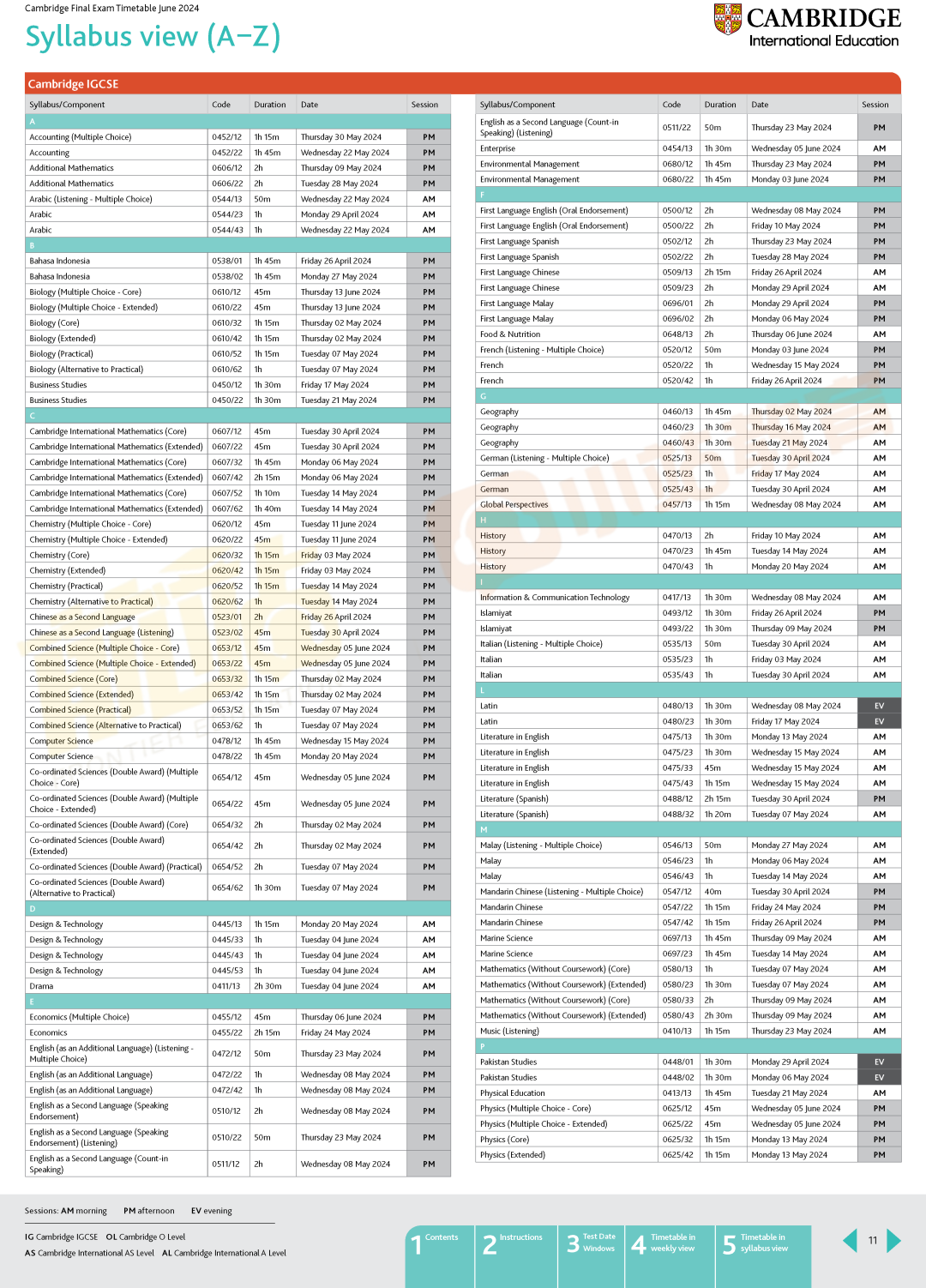 重要|一月Alevel报名还未结束，三大考试局就发布了2024夏季大考时间表！