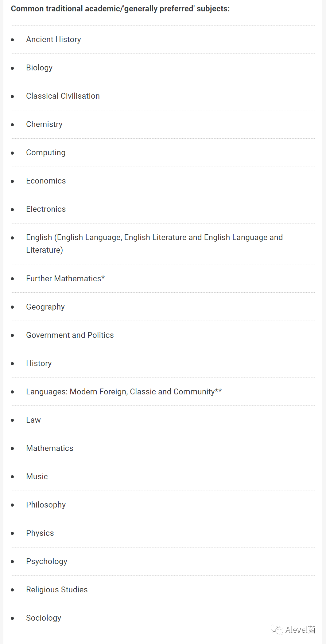 想申请LSE？官方给出的Alevel科目选择建议一定要了解