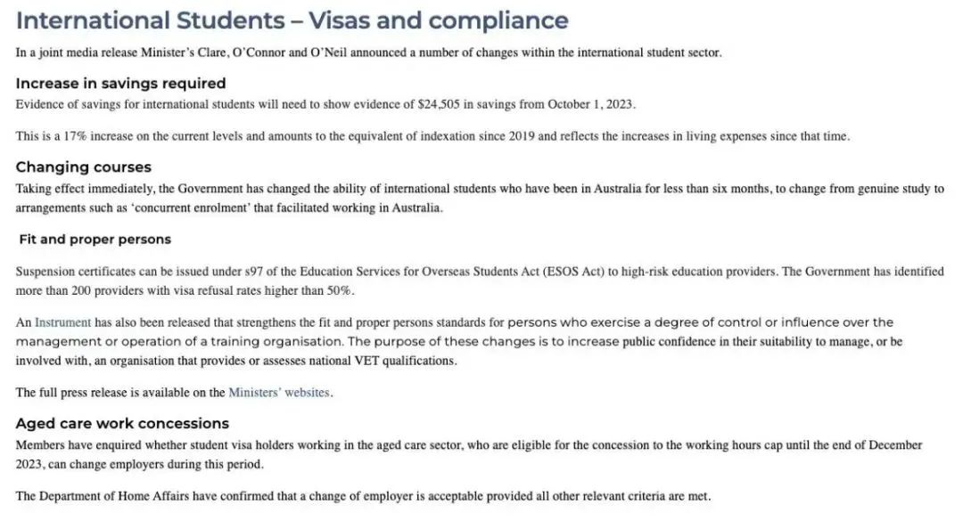 24fall澳洲请注意！留学新政需知，涉及申请要求、签证、就业……