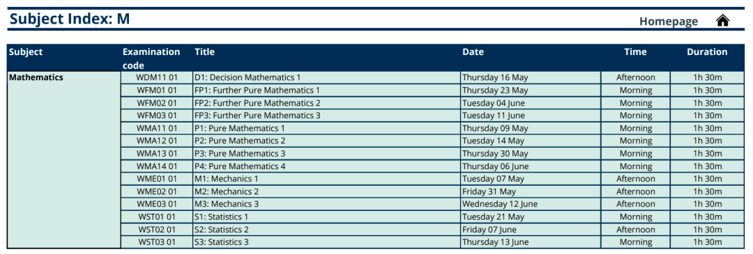 三大考试局发布2024年1、5月IG/AL最新统考时间安排表