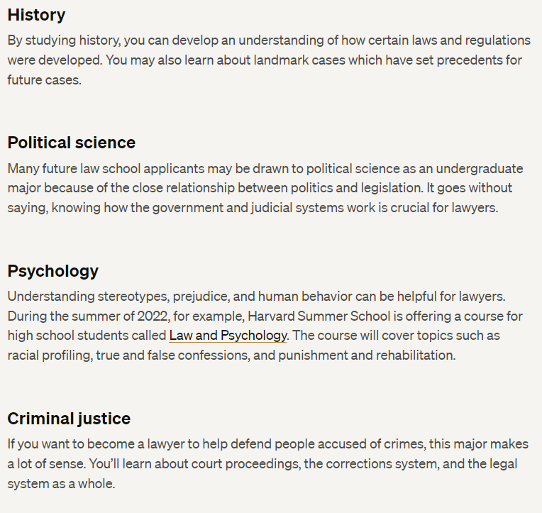一文读懂美国法学教育体系：计划读法学/当律师，本科专业怎么选？