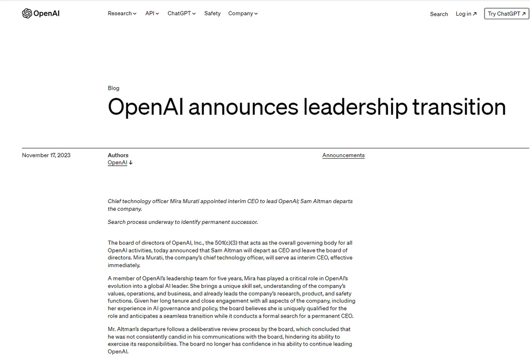 OpenAI权力游戏的背后｜创始人斯坦福辍学，新CEO被爆学历造假...