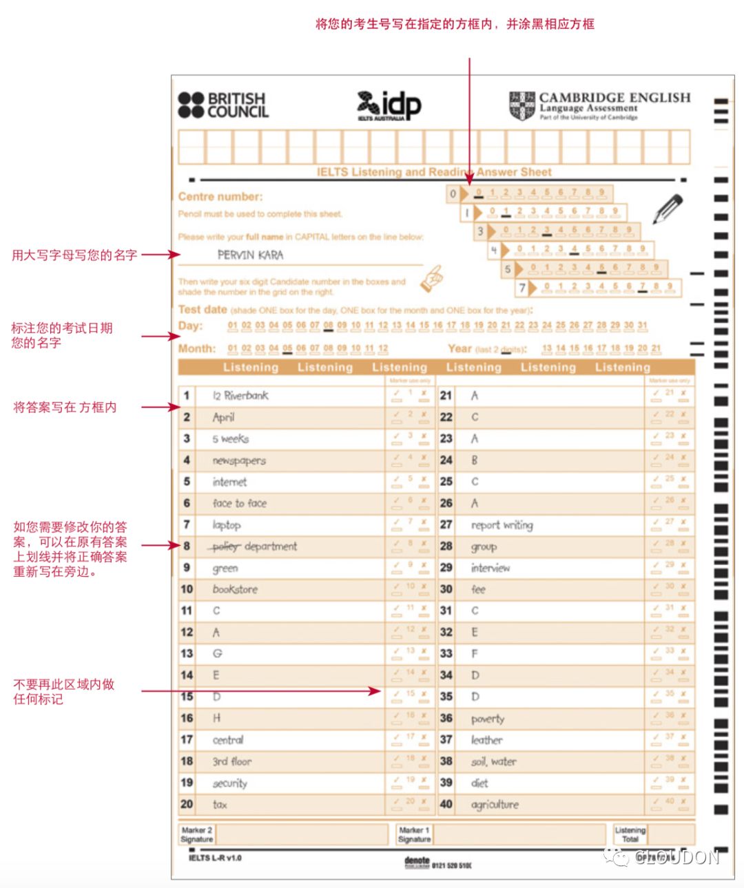 收藏｜IELTS Test Tips 雅思考前备忘录