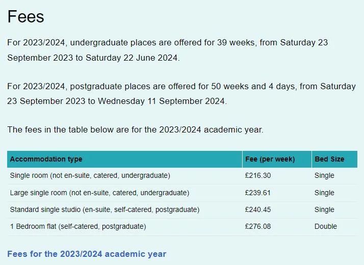 英国大学宿舍：UCL校内宿舍选房攻略