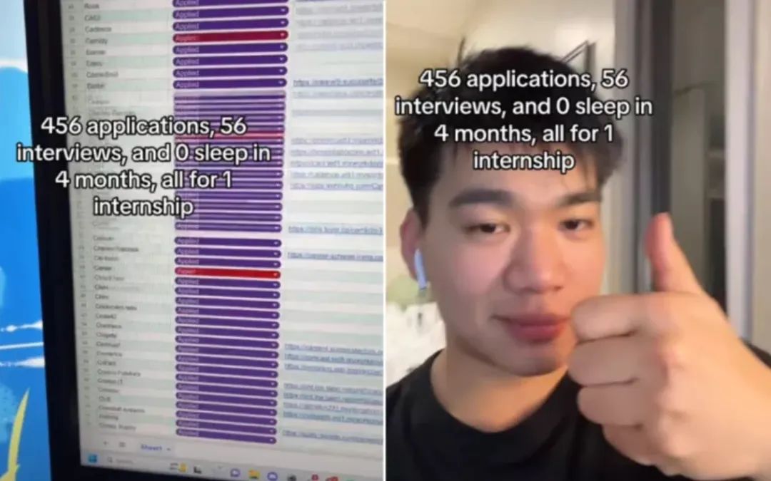 密歇根大学中国留学生疯狂申请456份实习！最后的结果让所有人震惊了……