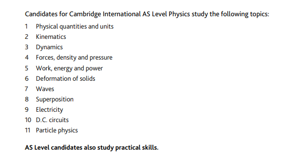 A-level物理要学哪些内容？附三大考试局考点内容详解！