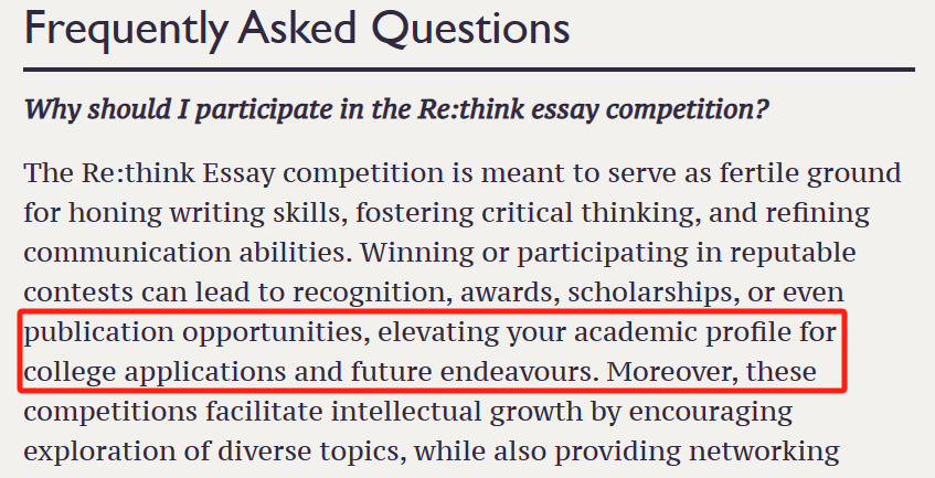 国际竞赛系列 | Re:Think论文写作大赛震撼开启，顶尖教授联手出题，你准备好了吗？