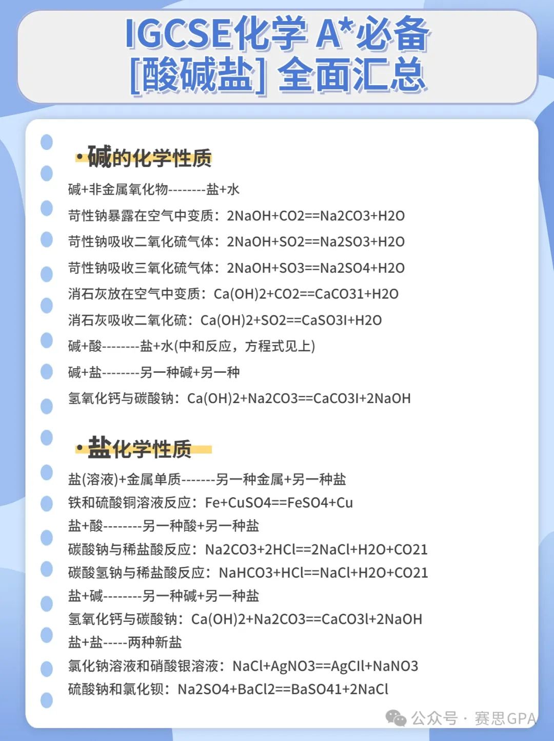 IGCSE化学大考，核心考点、重难点如何破局？（附保姆级备考资料）